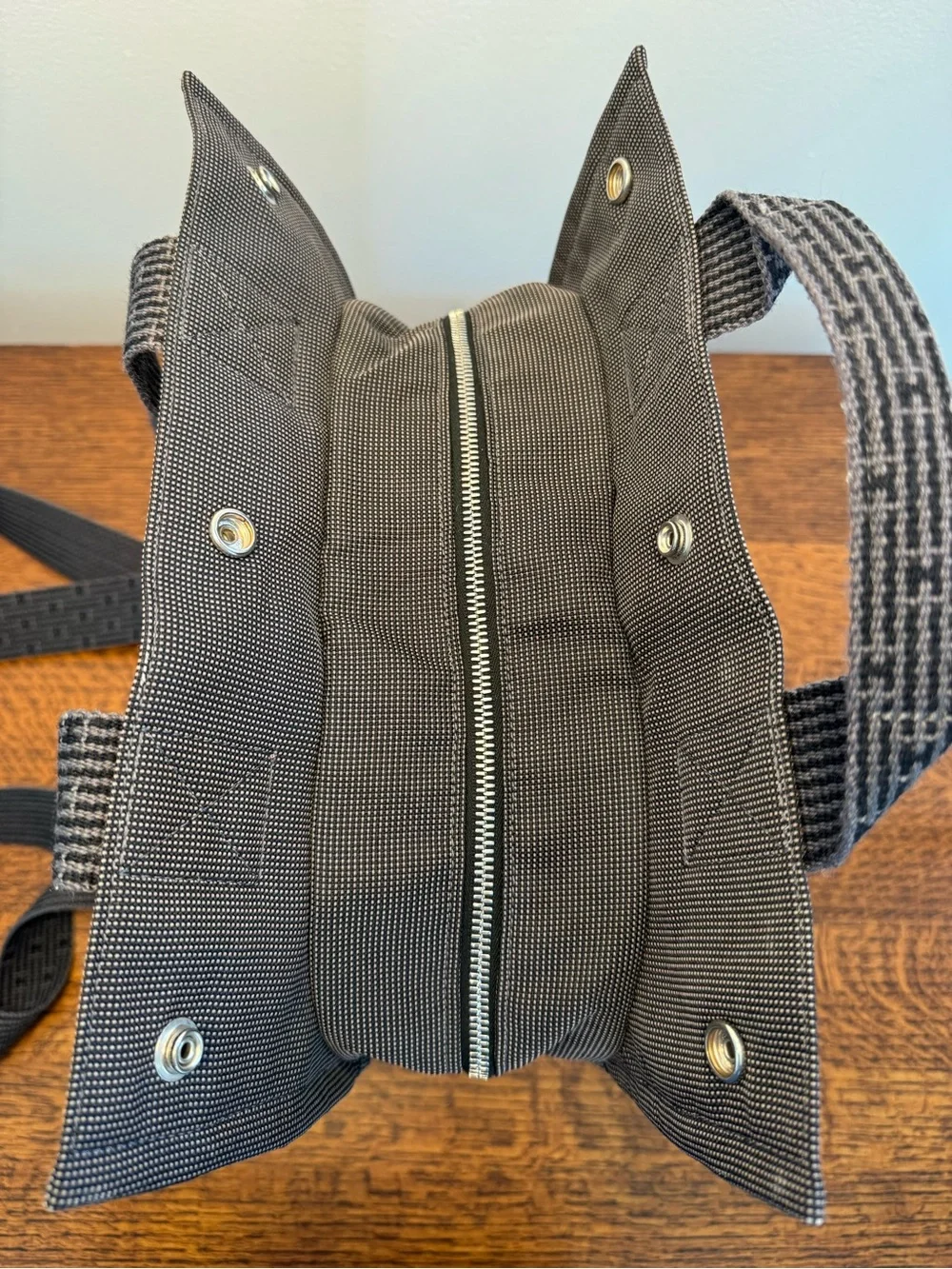 Hermès Herline MM Canvas Backpack with COA